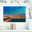 «San Francisco Skyline at Night Cityscape», reproduction de photo sur toile tendue-18298387-33230337