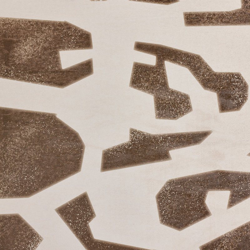 Block Sand II Print by Coup D'Esprit, 40" H x 60" W, Vertical Grain White Oak