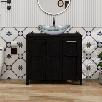 36" Free-Standing Modern Single Bathroom Vanity With Sink
