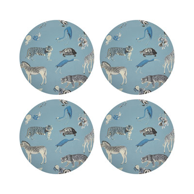 Exotix Vegan Leather Round Placemats