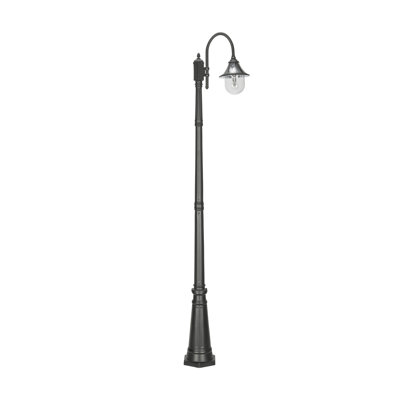 Orion Solar Post Light- Black