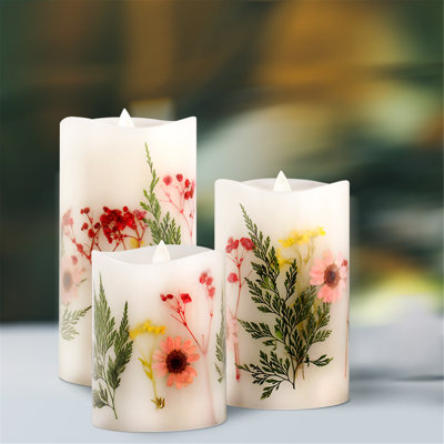 3-piece LED candle