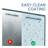 56＂- 60＂W × 75＂H Single Sliding Frameless Shower Door with 5/16＂Clear Tempered Glass-95761301