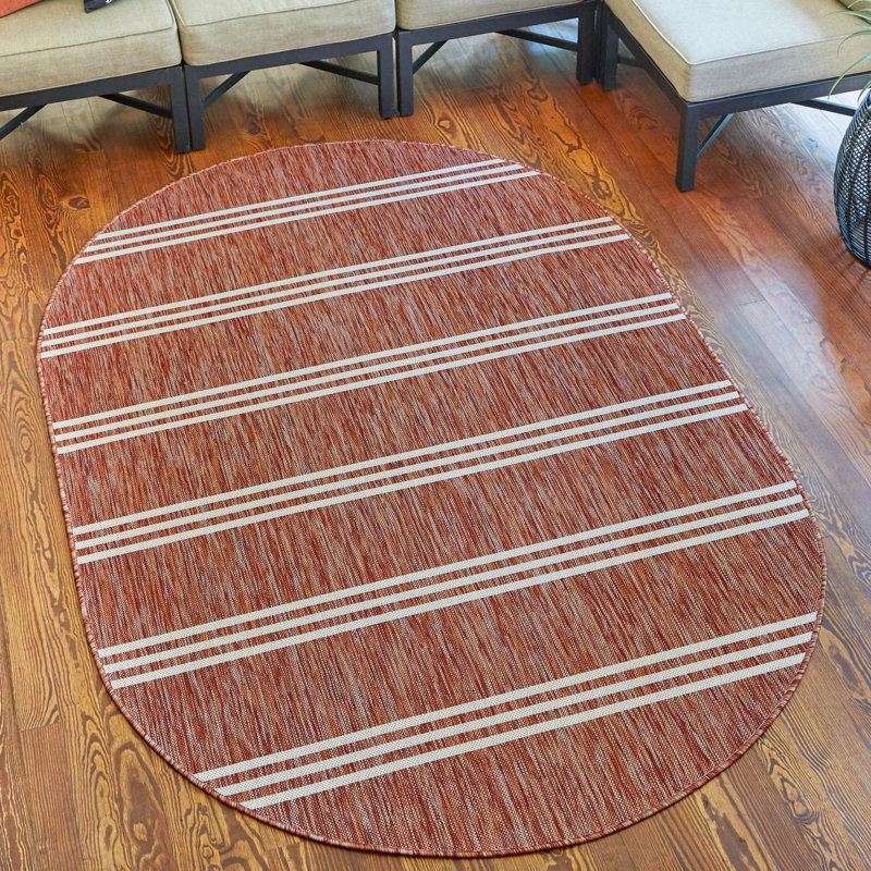 Jill Zarin Anguilla Indoor/Outdoor Rug, Oval 7'10" x 10'