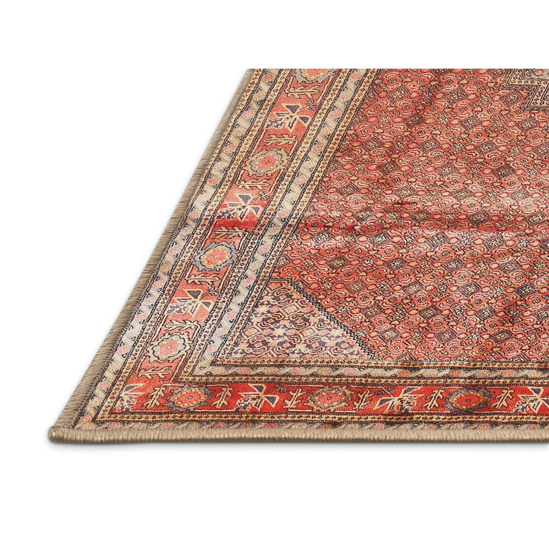 Oriental Indoor Rug, Rectangle 7' x 9'