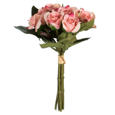 Bouquet de roses artificielles 10 "