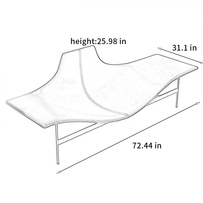 Chaise confortable, élégante et moderne