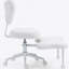 Chaise d'appoint rembourrée à hauteur réglable pour le bureau à domicile