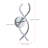 1-White dimmable LED iron wall light