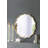Round Sunburst Wall Mirror With Gold Finish, Wall Decor Mirror For Entryway Bedroom Living Room