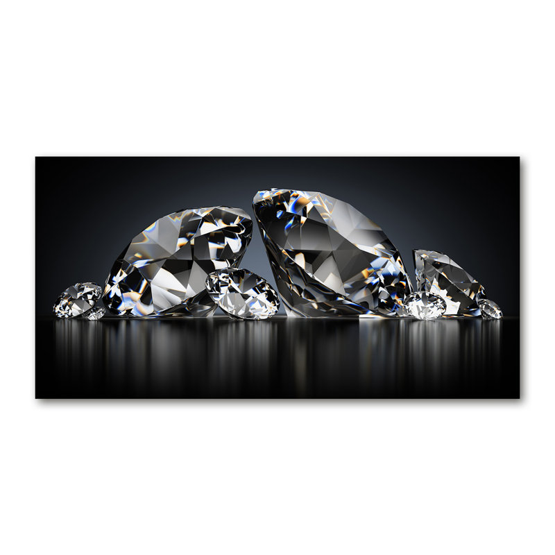 Diamonds - Print, Wrapped Canvas, 50cm H x 100cm W x 2cm D