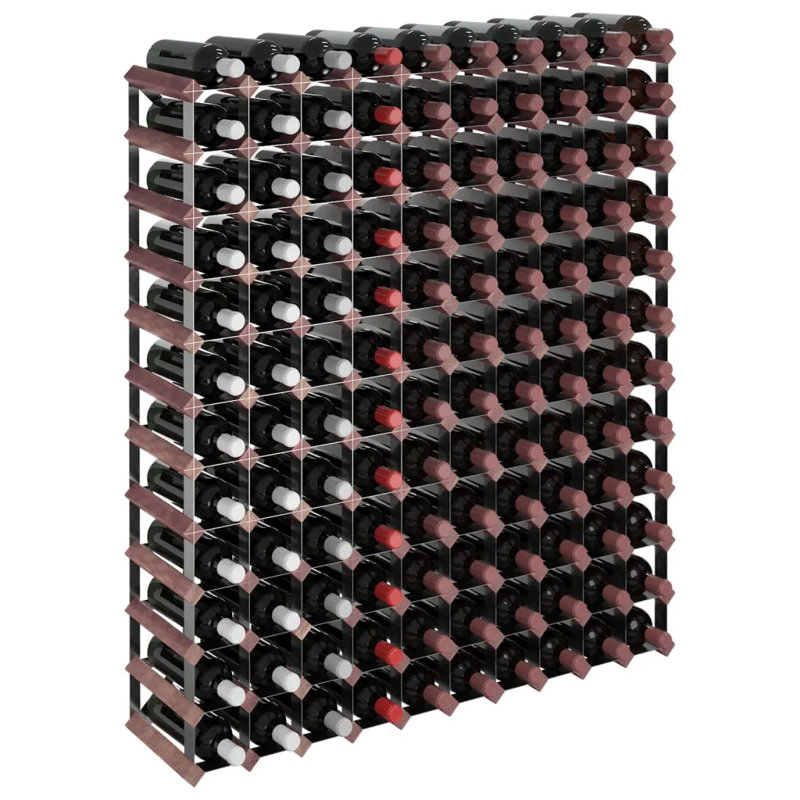 Belfry Kitchen Cleo 20 Bottle Wall Mounted Wine Rack | Wayfair.co.uk