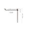 Barre d'appui pivotante blanche DependaBar (17,5 po)-120830642
