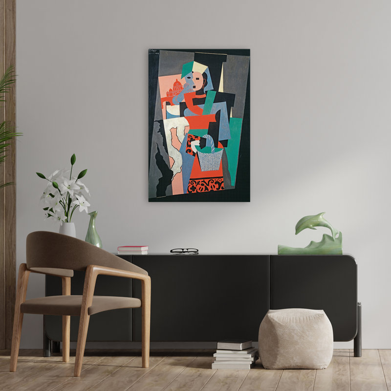 L’Italienne - Musée d'art abstrait, H 36 po x l 24 po