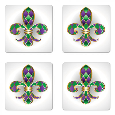 Sous-verre fleur de lis