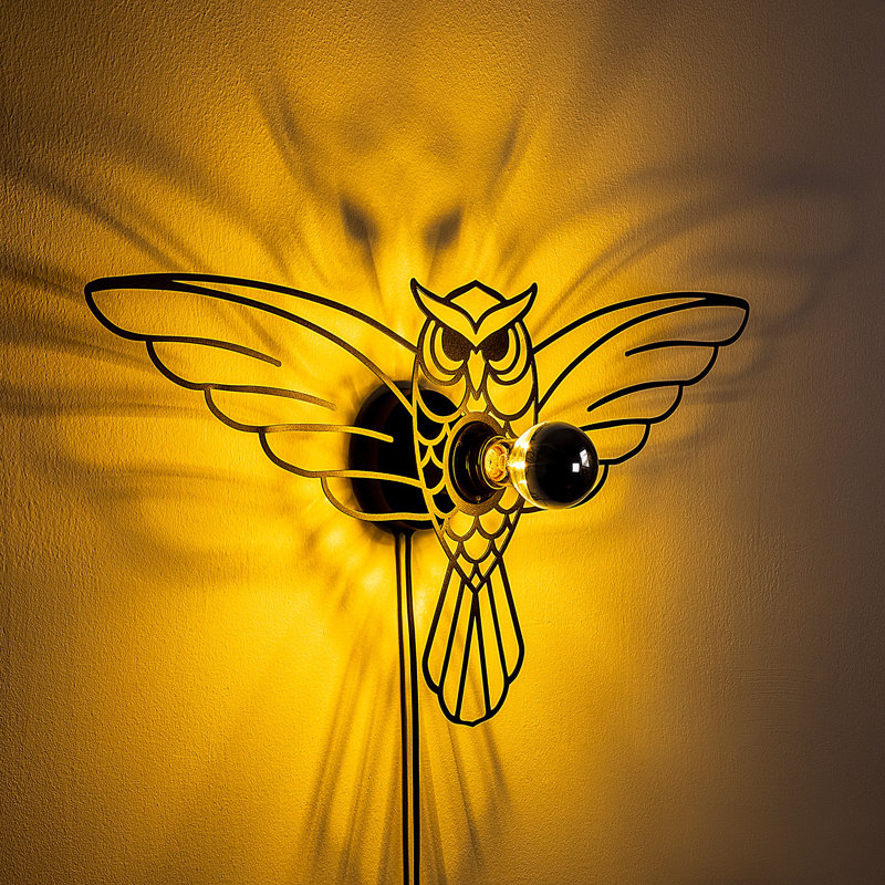Élégante lampe murale noire, 27,6 po x 12,2 po x 3,5 po | Fabrication durable en 100% métal, puissance de 40 W | Interrupteur marche / arrêt pratique, câble de 6,6 pi | Certifié IP20, parfait pour la décoration intérieure moderne et l'éclairage ambiant