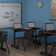 Kobe Flip-Top Training Nesting Table, 2 M Stack Chairs
