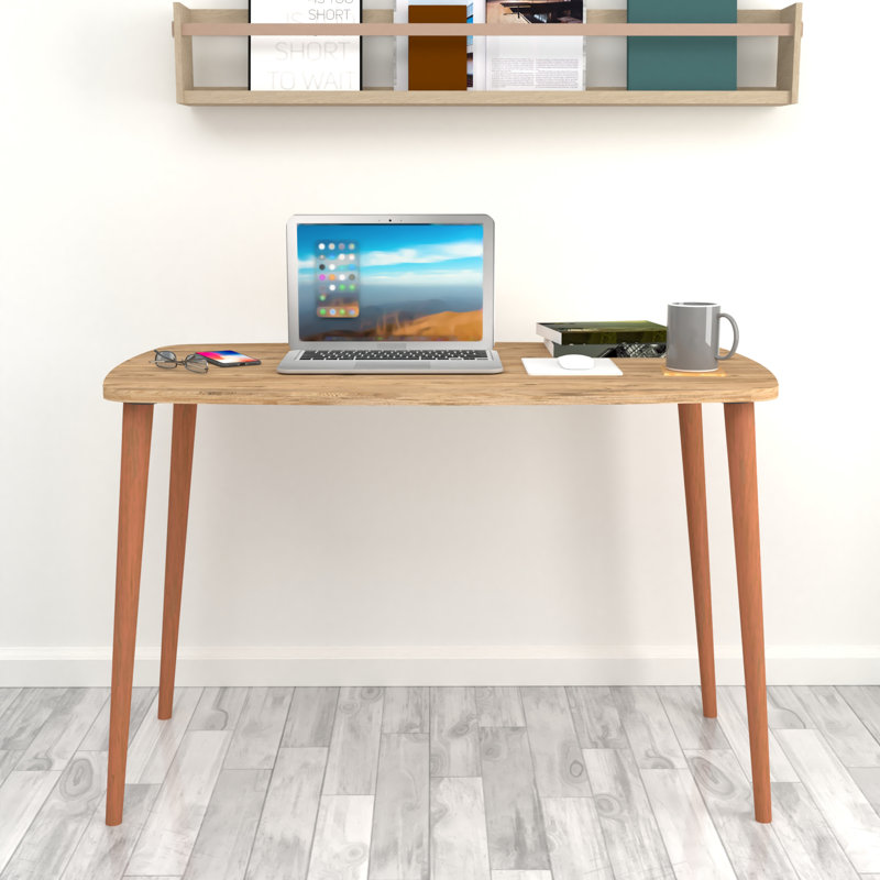 Devona Rectangular Writing Desk, 70cm H x 105cm W x 60cm D., Grey