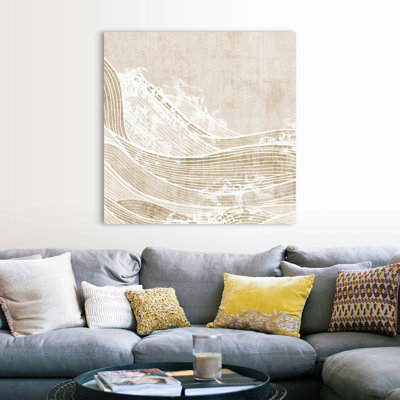 «Tidal Waves I» par Eva Watts - reproduction d'art sur toile