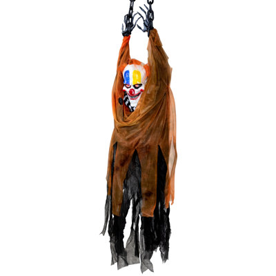 Décoration d'Halloween suspendue 46 po avec yeux DEL 46 po