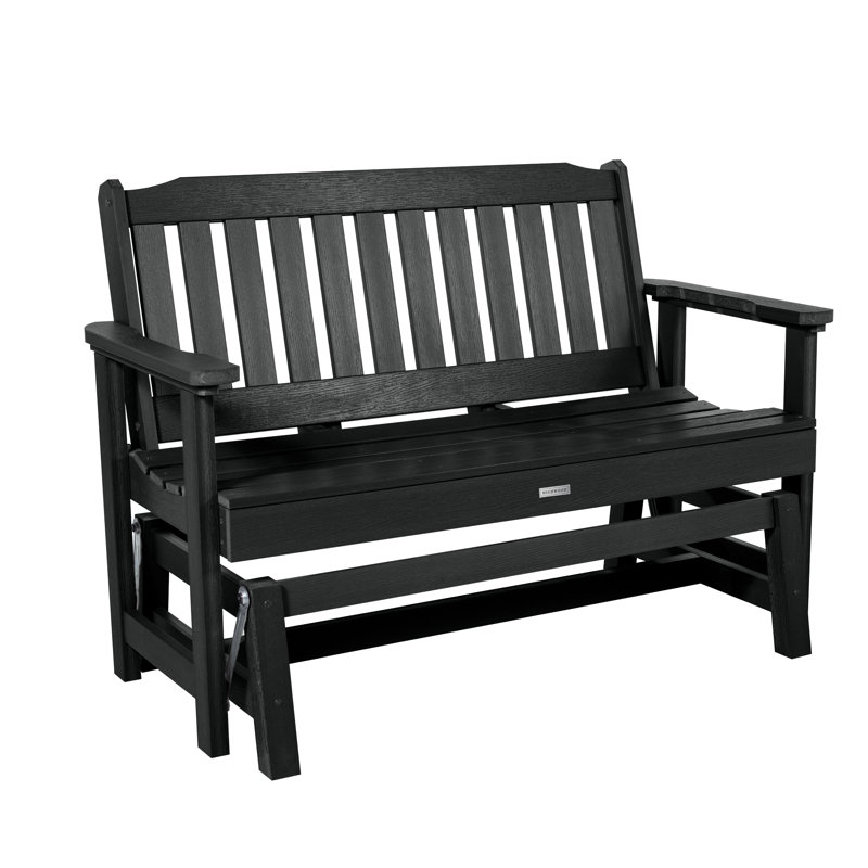 Fauteuil oscillant d'extérieur Lehigh, Noir
