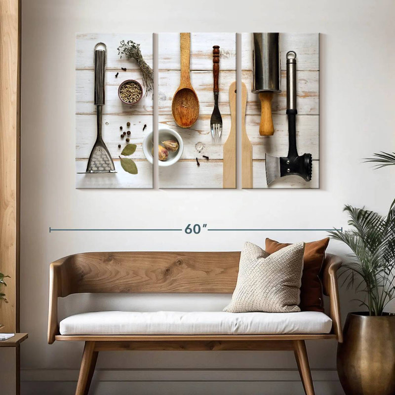 Senne Rustic Kitchenware, 32" H x 50" W