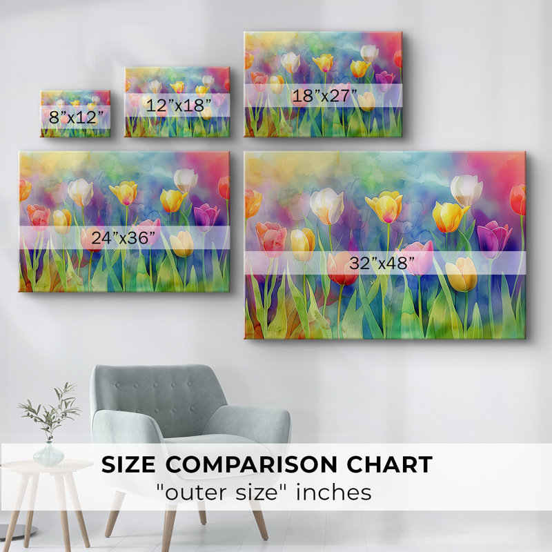 Série Floral-CXII -Galerie enveloppée Cavas, 8 x 12