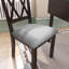 Ensemble de salle à manger 3 pièces avec table à abattants et 2 chaises rembourrées, ensemble de salle à manger pour petits espaces-225124674