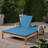 Wood Lounger - Fully Adjustable, Quick-Drying Cushions, For Deck Adjustable Chaise In Color For Poolside Relaxation