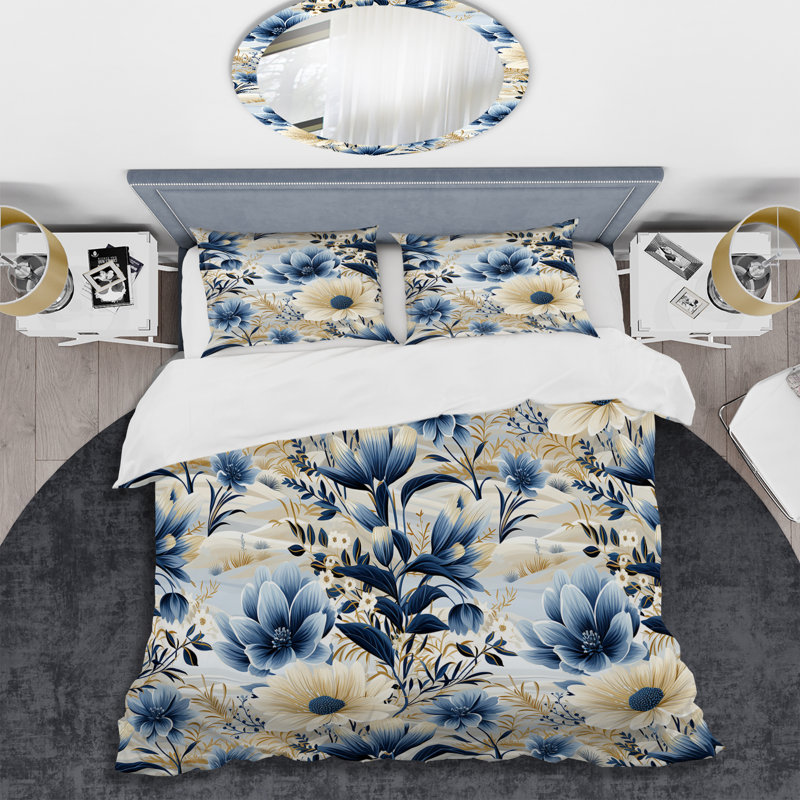 Ensemble de housse de couette Sandy, Housse de couette simple + 1 taie décorative stan