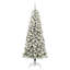 Artificial Hinged Christmas Tree Green and white-493713333