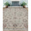 Tapis beige noué à la main de haute qualité