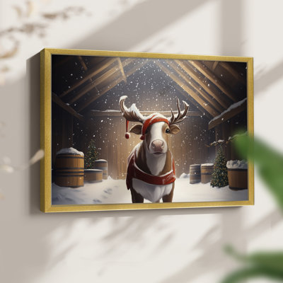 Chirstmas Art-CMXLII -Framed Print - Restickable