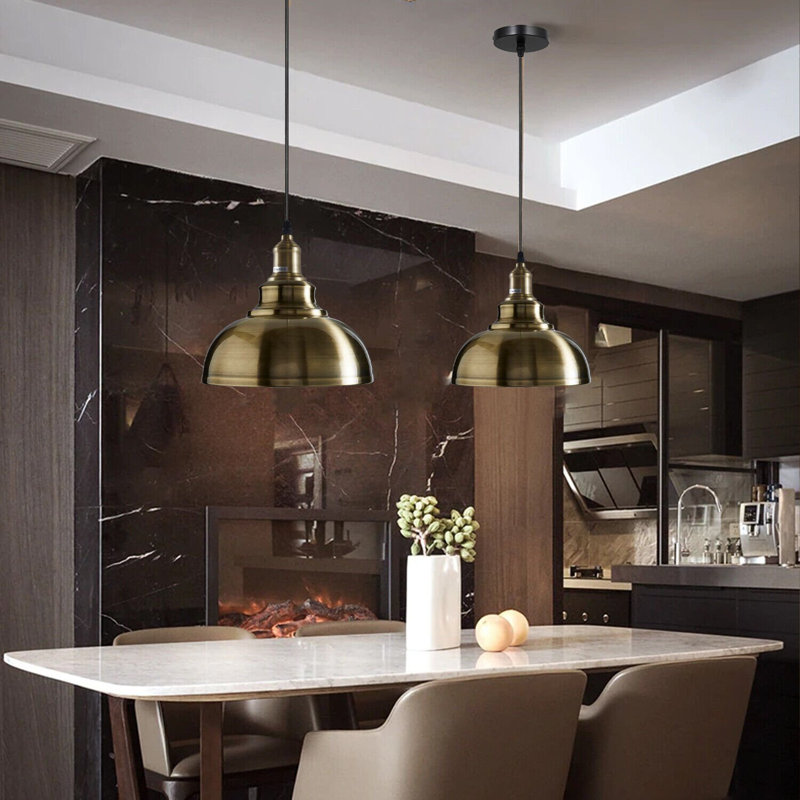 Leavens 1 - Light Pendant, Green Brass