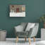 Art mural sur toile tendue - «Out Foxed» par Jerry Cable pour décoration de salon, de chambre à coucher ou de bureau - 35 x 47