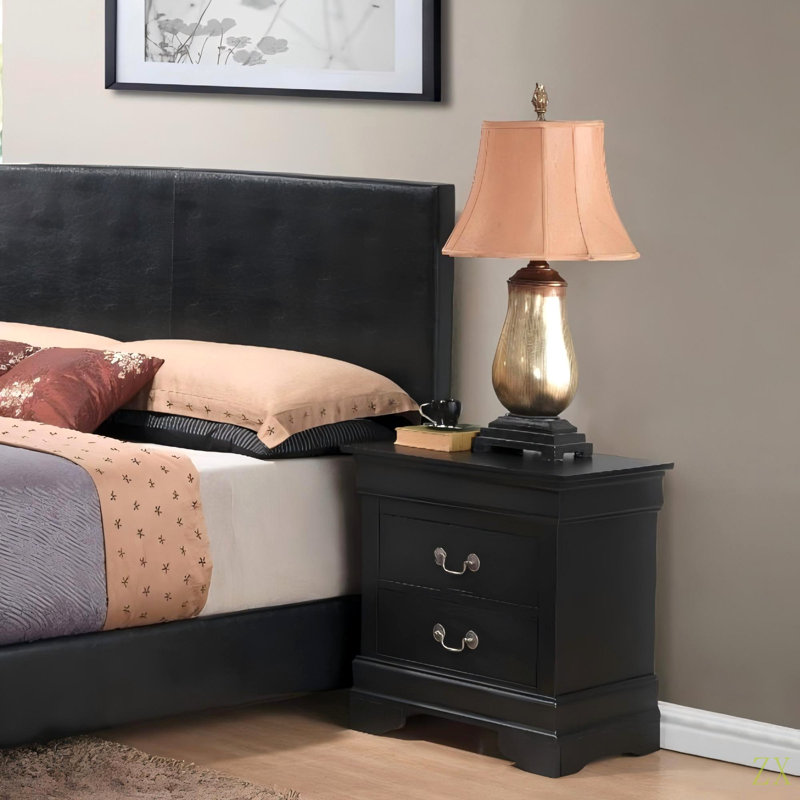 Table de chevet chic pour toute chambre à coucher, Black