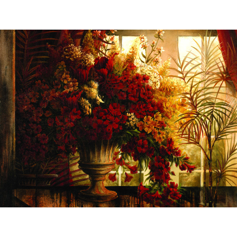" Vasa De Flores ", 24" W x 18" H