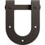 Ensemble de quincaillerie de porte de grange simple standard Premium Horseshoe Roller Hanger-2048733019