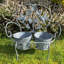 Murier Metal Cachepot Planter Pot for Indoor or Outdoor Plants, Decorative Garden Planter for Small Spaces-593697330