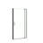 28-32"W X 72"H Left And Right Opening Universal Pivot Shower Door, Open Outside, With 1/4" And 5/16" Tempered Glass-121059588