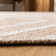Whittlesey Hand Woven Viscose/Wool Geometric Rug in Ivory/Beige