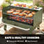 Outsunny 52cm W Portable Charcoal Grill-124632128