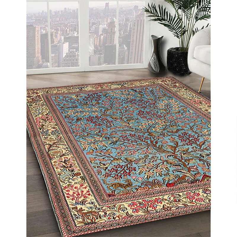 Cetric Floral Indoor Rug, Square 7'