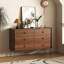 Vintage 6-Drawer Storage Cabinet Sideboard