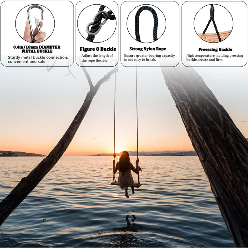 Textiles Hub Swing Set with 1 Swing(s)