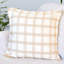 Ensemble de 2 housses de coussin en coton tissé à carreaux avec franges-106208497-106927794