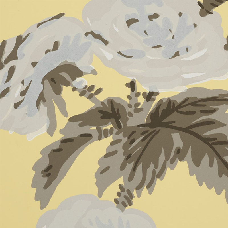 Pyne Hollyhock Wallpaper, Tobacco