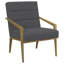 Fauteuil d'appoint rembourré en métal Kirra-1614687372