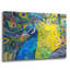 Bungalow rose «Poised Peacock 2» par St. Hilaire Elizabeth, art mural en verre acrylique-89103260
