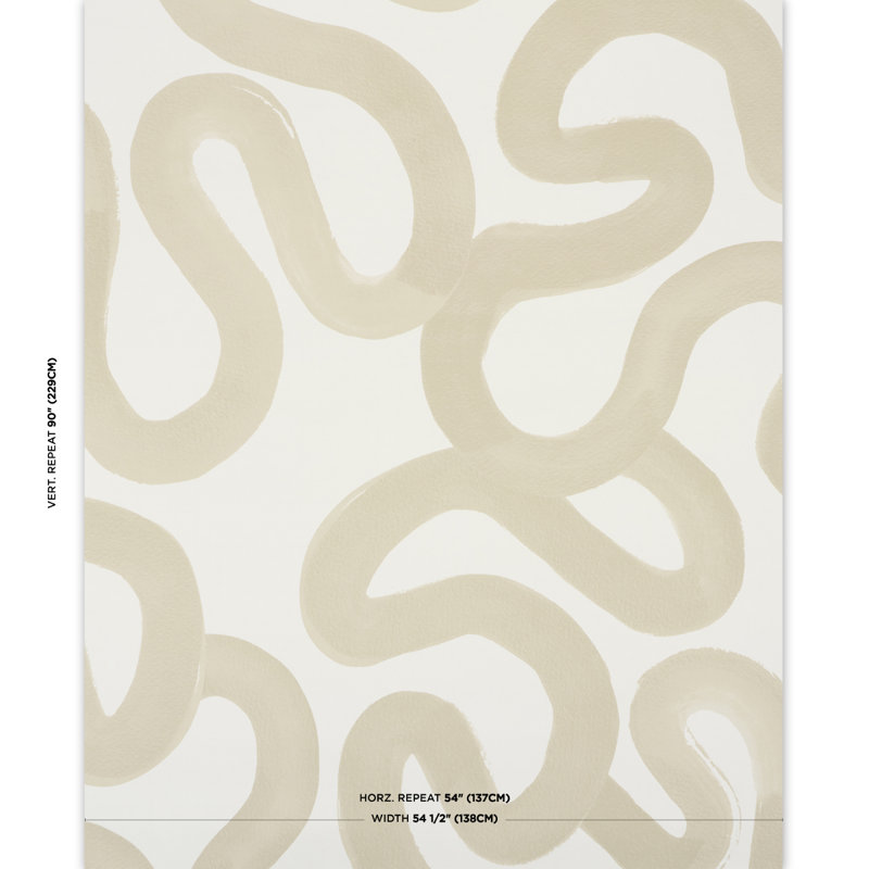 Papier peint Schumacher X Hadiya Williams, Sable